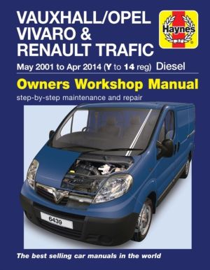 Vauxhall/Opel Vivaro & Renault Trafic Diesel May 01 to Apr 14 (Y to 14 reg)