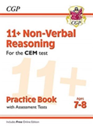 11+ CEM Non-Verbal Reasoning Practice Book & Assessment Tests - Ages 7-8 (w