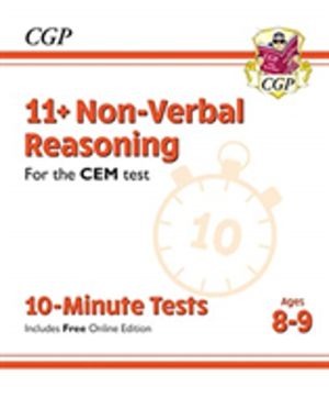 11+ CEM 10-Minute Tests: Non-Verbal Reasoning - Ages 8-9 (with Online Editi