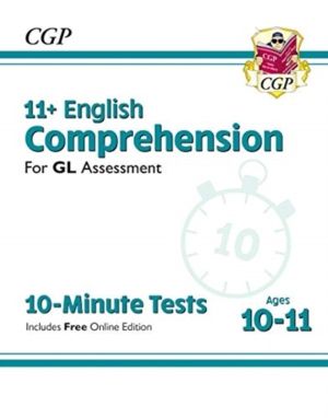 11+ GL 10-Minute Tests: English Comprehension - Ages 10-11 Book 1 (with Onl