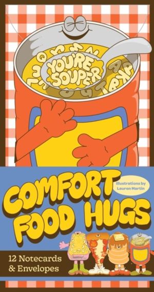 Comfort Food Hugs Notecards - 12 Notecards & Envelopes