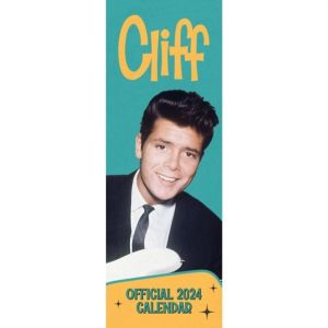 Cliff Richard 2024 Slim Wall Calendar