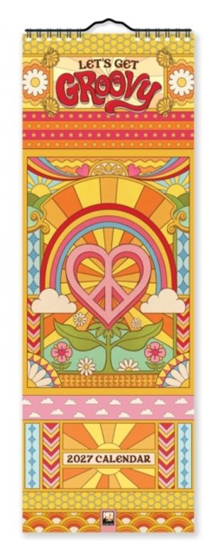 Dreamadelic: Groovy Slim Calendar 2027 (Art Calendar)
