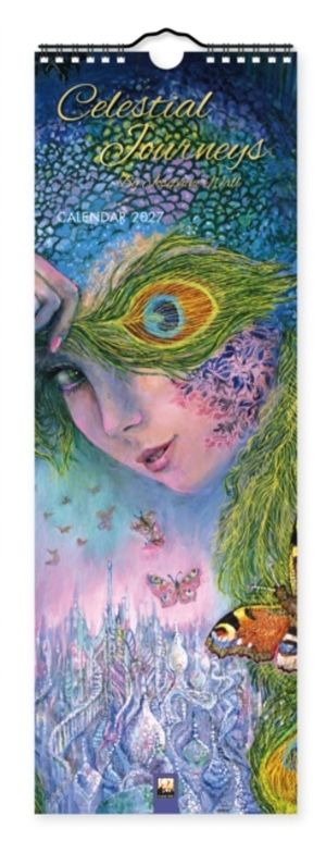 Celestial Journeys by Josephine Wall Slim Calendar 2027 (Art Calendar)