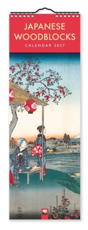Japanese Woodblocks Slim Calendar 2027 (Art Calendar)