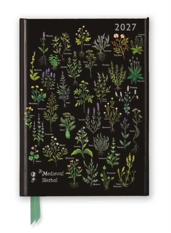Anna Stead: A Medieval Herbal 2027 Luxury Diary Planner - Page to View with