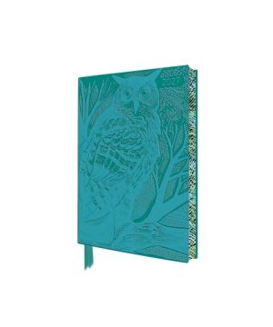 Angela Harding: Long Eared Owl 2027 Pocket Artisan Art Vegan Leather Diary