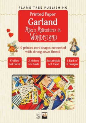 AliceÔÇÖs Adventures in Wonderland Paper Garland