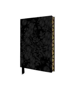 Uematsu Hobi: Box Decorated with Chrysanthemums Artisan Art Pocket Notebook