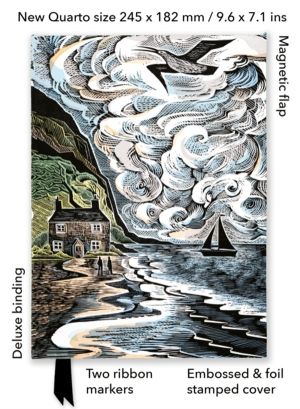 Angela Harding: Curlew Cry (Foiled Quarto Journal)