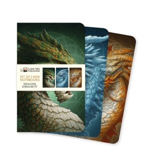Dragons by Kerem Beyit Set of 3 Mini Notebooks