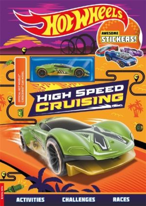 Hot WheelsÔäó: High Speed Cruising Sticker Activity Book (Toy Car Included)