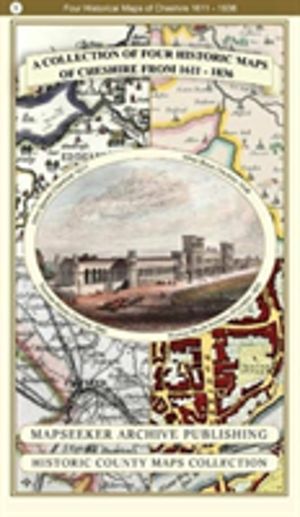 Cheshire 1611 - 1840 - Fold Up Map that features a collection of Four Histo