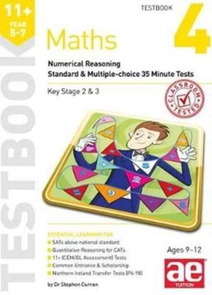 11+ Maths Year 5-7 Testbook 4 - Numerical Reasoning Standard & Multiple-Cho
