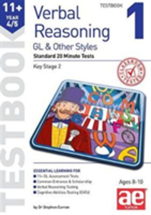 11+ Verbal Reasoning Year 4/5 GL & Other Styles Testbook 1 - Standard 20 Mi