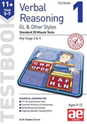 11+ Verbal Reasoning Year 5-7 GL & Other Styles Testbook 1 - Standard 20 Mi
