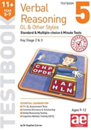 11+ Verbal Reasoning Year 5-7 GL & Other Styles Testbook 5 - Standard & Mul