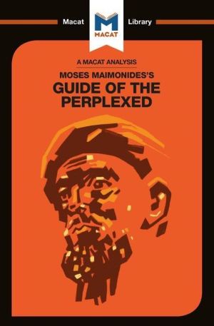 Moses maimonidess guide of the perplexed
