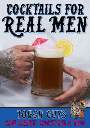 Cocktails For Real Men Gift Book