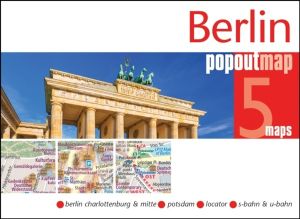 Berlin PopOut Map - Pocket sized, pop up map of Berlin city centre