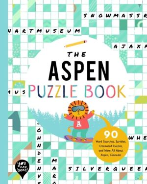 Aspen Puzzle Book - 90 Word Searches, Jumbles, Crossword Puzzles, and More