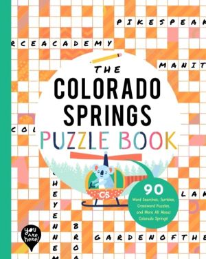 Colorado Springs Puzzle Book - 90 Word Searches, Jumbles, Crossword Puzzles