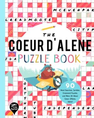 Coeur D'Alene Puzzle Book - 90 Word Searches, Jumbles, Crossword Puzzles, a
