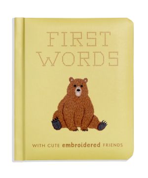 First Words with Cute Embroidered Friends