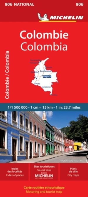 Colombia - Michelin National Map 806 - Map