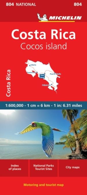Costa Rica - National Map 804