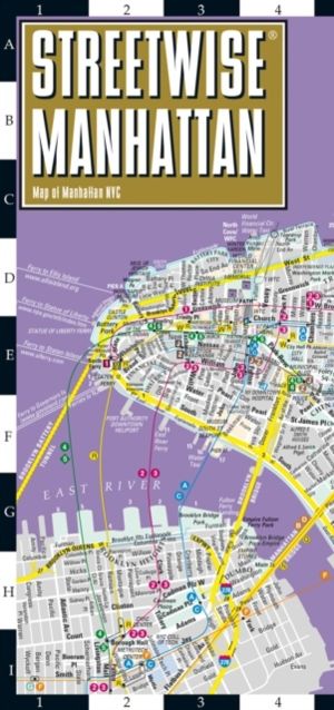 Streetwise Manhattan Map - Laminated City Center Street Map of Manhattan, N