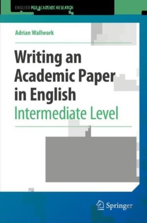 Writing an Academic Paper in English - Intermediate Level