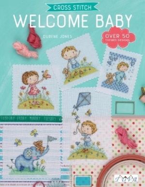 Cross stitch welcome baby