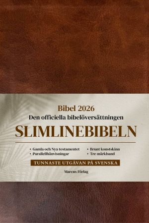 Slimlinebibeln: Bibel 2026 brun – med parallellhänvisningar
