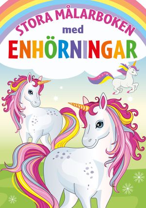 Stora målarboken med enhörningar