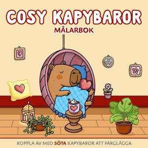 Cosy kapybaror målarbok