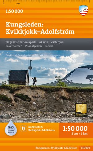 Kungsleden: Kvikkjokk - Adolfström 1:50.000