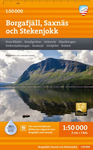 Borgafjäll, Saxnäs & Stekenjokk 1:50 000
