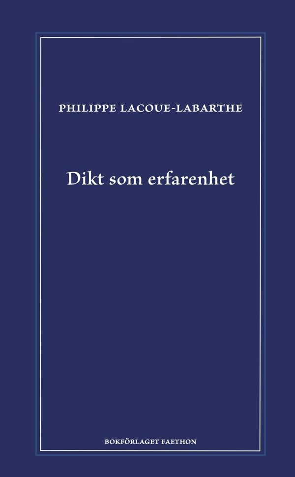 Dikt som erfarenhet