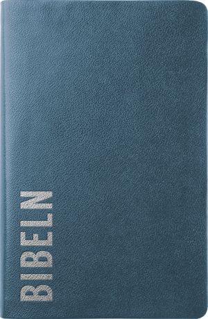 Bibel 2026 Slimline - Bounded leather Blå