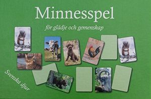 Minnesspel svenska djur