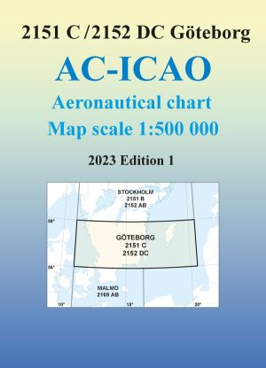 ACICAO 2151C/2152DC Göteborg 2023 : Skala 1:500 000