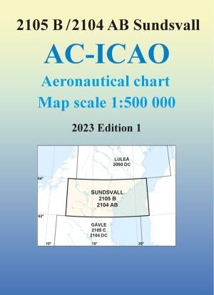 ACICAO 2105B/2104AB Sundsvall 2023 : Skala 1:500 000