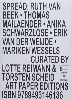 Spread: Ruth van Beek, Thomas Mailaender, Anika Schwarzlose, Erik van der W