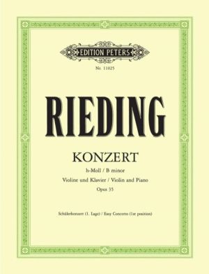 Concerto for Violin and Piano in B minor Op. 35 - Easy Concerto in 1st Posi