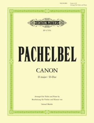 Canon in D (Arranged for Violin and Piano)