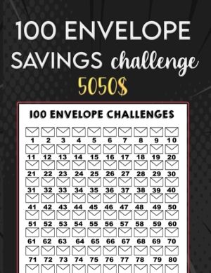 100 Envelope Savings Challenge - easy way to save $5,050, Money saving stra