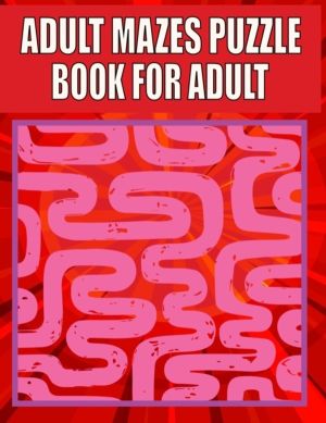 Adult Mazes Puzzle Book For adult - A Travel Size Maze Adult Book with 200