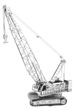 Crawler Crane (Lyftkran) ( 2 delar)