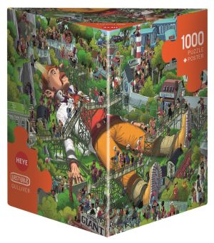 Triangular, Gulliver, Pussel, 1000 bitar, Heye